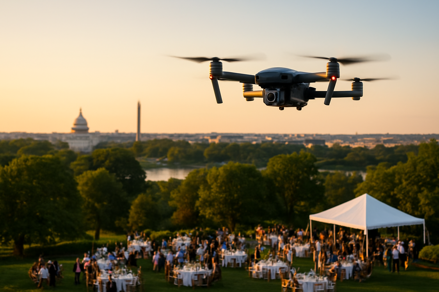 Drone Videography in D.C. and Maryland Events